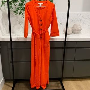 A Calin By Flying tomato Size S red/orange jumpsuit (wide leg)